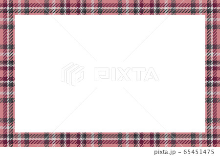 Vintage frame vector. Scottish border pattern 65451475