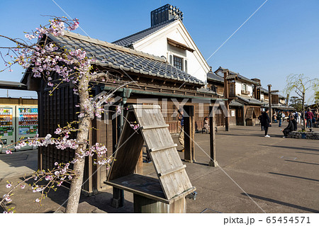 春の羽生パーキングエリア 65454571