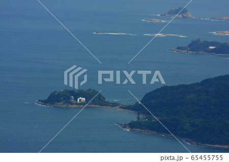 9 Nov 2008 the Port Shelter Sun rasie at hong kong 65455755