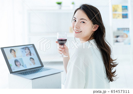 オンライン飲み会 女子 オンライン飲み会 女子 65457311