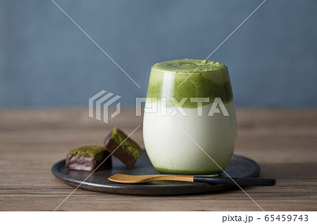 ダルゴナ風ドリンク　抹茶 65459743
