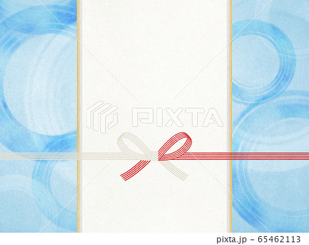 和風素材 水引 和紙 蝶結び のし紙 祝い事のイラスト素材