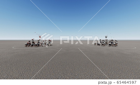 学校 運動会 玉入れ 観客無し 建物無し イラスト45のイラスト素材