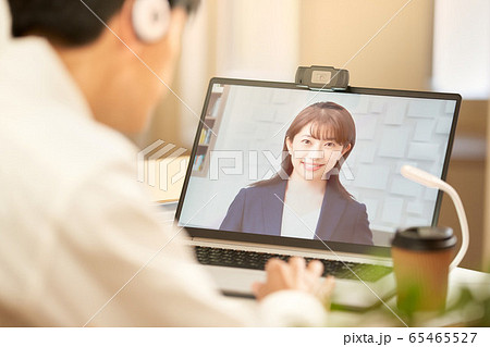オンライン講師 オンライン教師 ウェビナー イメージ オンライン講師 オンライン教師 ウェビナー イメージ 65465527