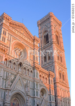 Cathedral Duomo Santa Maria Del Fiore at sunset, Florence, Tuscany, Italy, Europe 65466015