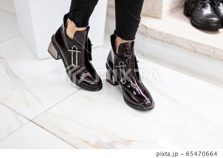 Vintage black patent leather shoes Vintage black patent leather shoes 65470664