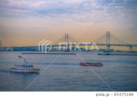 日本の横浜都市景観 コロナウイルス・大黒ふ頭のクルーズ船=25日(この日・感染防止への基本方針) 日本の横浜都市景観 コロナウイルス・大黒ふ頭のクルーズ船=25日(この日・感染防止への基本方針) 65475186