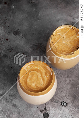 Popular drink Korean dargon coffee made of instant 65476247