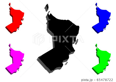 3D map of Oman 65478722