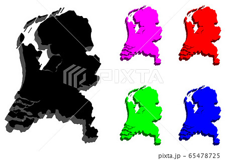 3D map of Netherlands 65478725