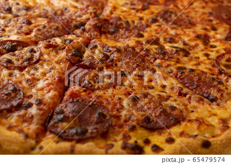 Pepperoni or Diabola Pizza in Delivery Box Top Pepperoni or Diabola Pizza in Delivery Box Top 65479574