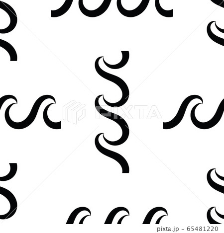 Wave seamless vector pattern or monochrome modern 65481220