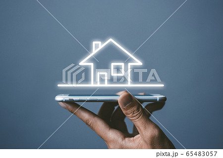 住宅とスマートフォン 住宅とスマートフォン 65483057