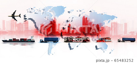 The world logistics background or transportation The world logistics background or transportation 65483252