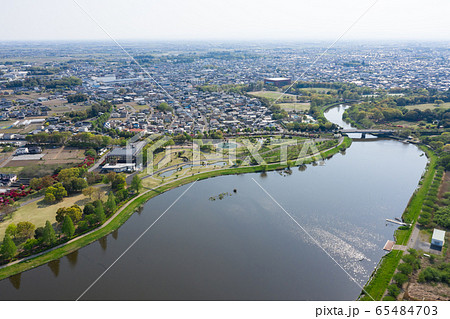 群馬県 館林市 当郷町 上空 2020春 空撮 群馬県 館林市 当郷町 上空 2020春 空撮 65484703