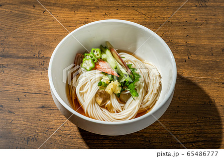 ひやむぎ　Japanese very thin noodle(Somen) 65486777