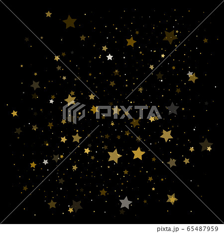 Vector background with gold stars 65487959