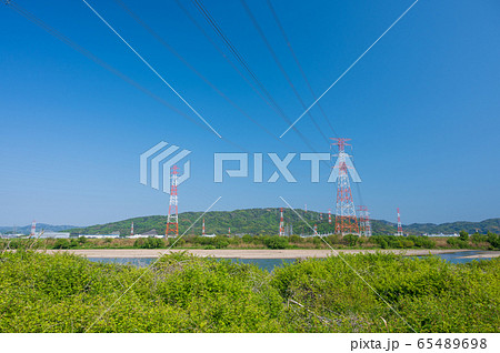 春の淀川風景 65489698