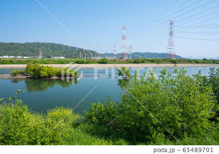 春の淀川風景 65489701
