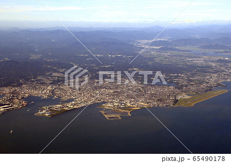 上空より望む:宇部市(山口県) 上空より望む:宇部市(山口県) 65490178