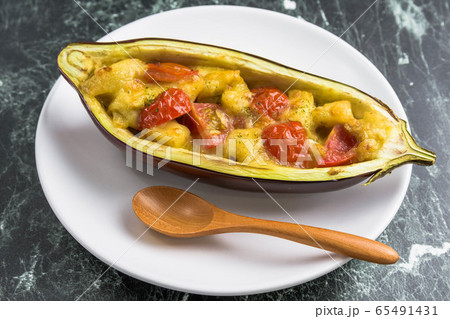 米茄子のチーズ焼き 65491431