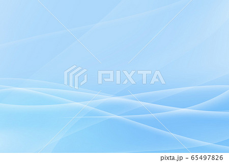 青い曲線の背景 65497826