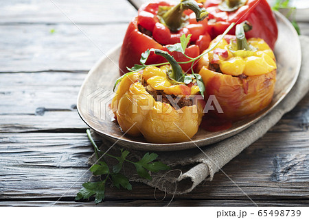 stuffed peppers with meat stuffed peppers with meat 65498739