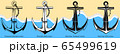 Four different Admiralty Pattern anchors outline 65499619