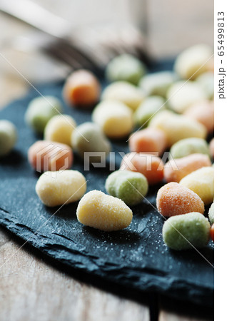 Traditional italian gnocchi on the table Traditional italian gnocchi on the table 65499813