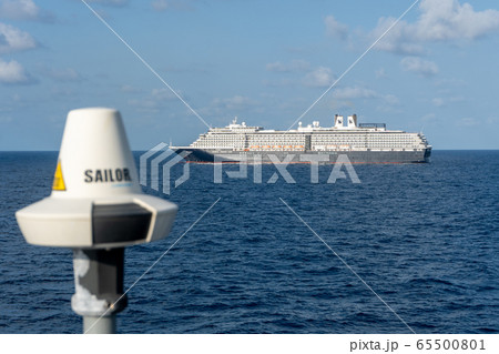 MS WESTERDAM, the third ship of the Vista Class cruise ship owned by Holland America Line sails in the sea during the trip to Thailand. 65500801