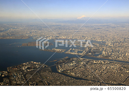 上空より望む：千葉県浦安市・東京都江東区 65500820