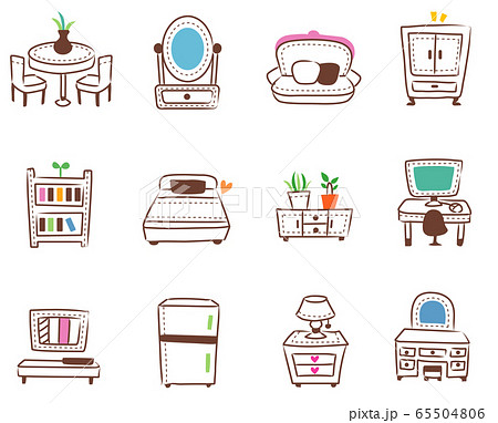 アイテム アイコン 素材 イラスト アイテム アイコン 素材 イラスト 65504806