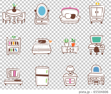 アイテム アイコン 素材 イラスト アイテム アイコン 素材 イラスト 65504806