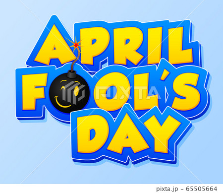 April Fools Day lettering. Vector illustration for greeting card, ad, promotion, poster, flier, blog, article, marketing, signage, email. Happy Fool's Day/ EPS 10 April Fools Day lettering. Vector illustration for greeting card, ad, promotion, poster, flier, blog, article, marketing, signage, email. Happy Fool's Day/ EPS 10 65505664