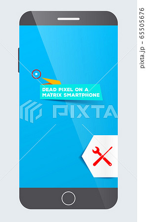 Dead pixel on a matrix smartphone. Service maintenance. Repairs. Replacement defect parts. Dead pixel on a matrix smartphone. Service maintenance. Repairs. Replacement defect parts. 65505676