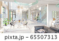 living room interior 3d illustration 65507313