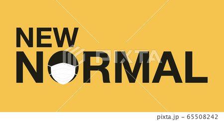 New normal signage vector design concept.  65508242