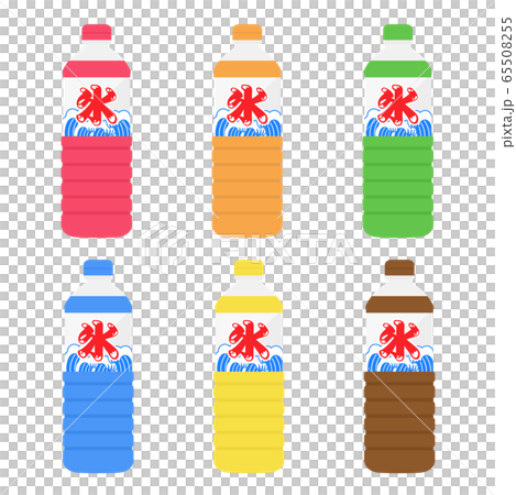 かき氷のシロップのイラスト 65508255