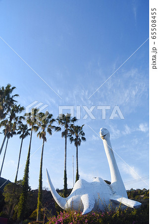 池田湖の巨大イッシー像 池田湖の巨大イッシー像 65508455