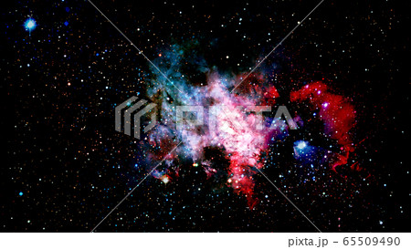 Deep space art. Nebulas, galaxies and stars. 65509490