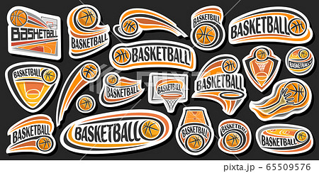 Vector Set for Basketball 65509576