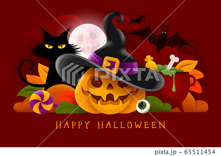 Happy Halloween Banner Or Party Invitation Happy Halloween Banner Or Party Invitation 65511454