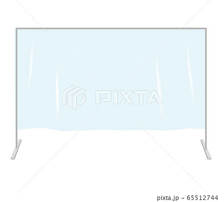 飛沫防止対策　ビニールカーテン 65512744