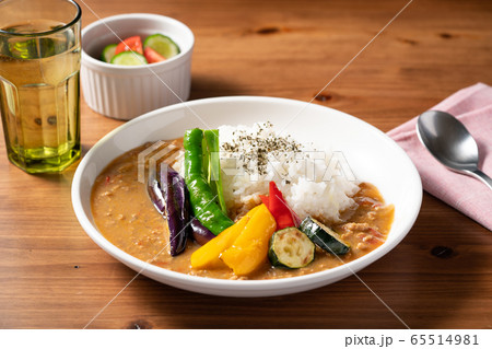 夏野菜カレー 夏野菜カレー 65514981