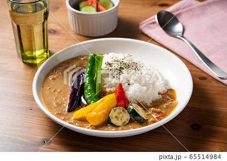 夏野菜カレー 夏野菜カレー 65514984