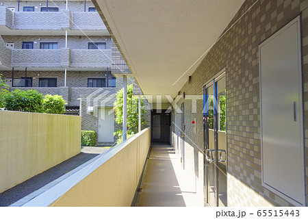 マンションの廊下 65515443