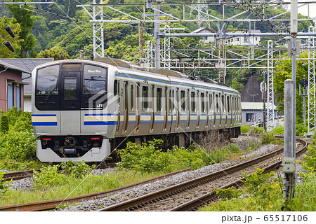 横須賀線田浦駅付近【E217系】三浦半島 横須賀線田浦駅付近【E217系】三浦半島 65517106