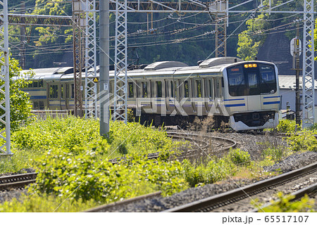 横須賀線田浦駅付近【E217系】三浦半島 65517107