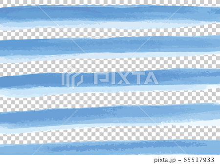 Watercolor Horizontal Line Background Blue Stock Illustration