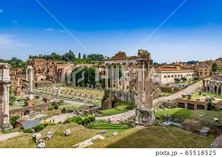 世界遺産　フォロ・ロマーノ　ローマ 65518525